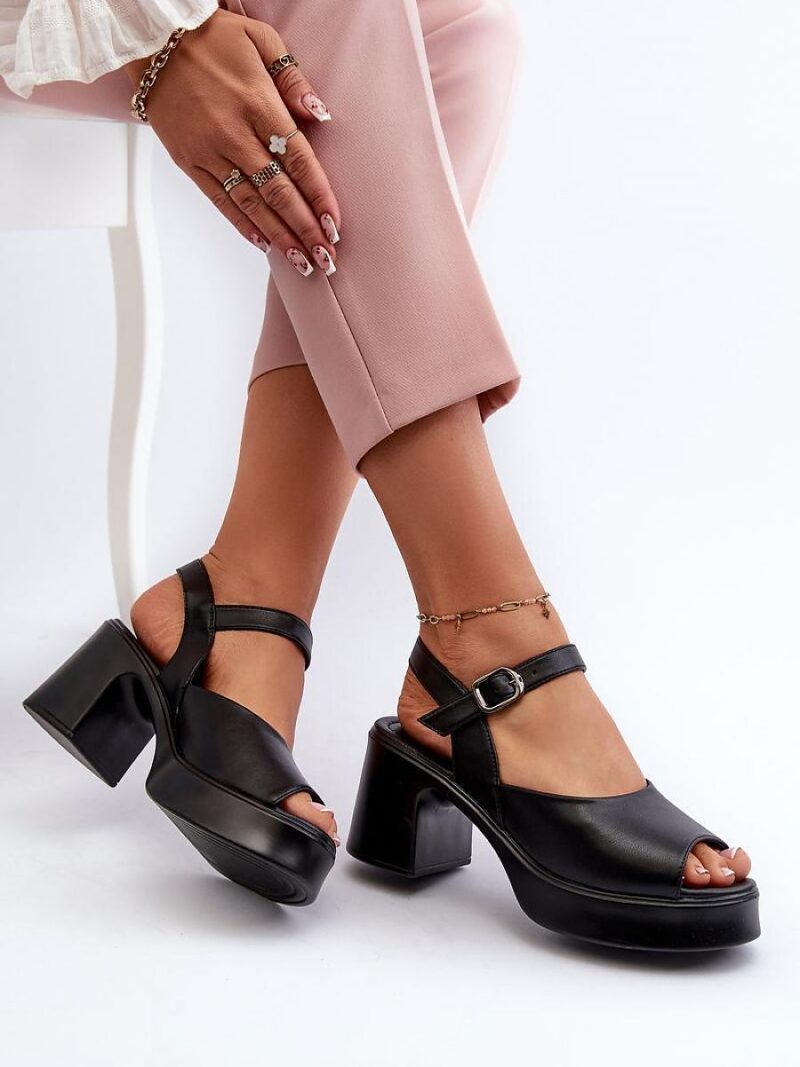 Sandały Model Vinceza 66627 Black - Step in style - obrazek 3