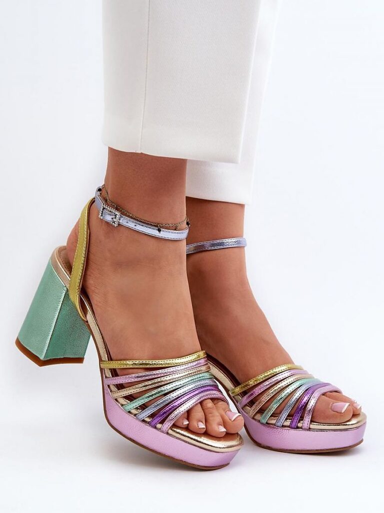 Sandały Model DA CR920 Multicolor Violet - Step in style