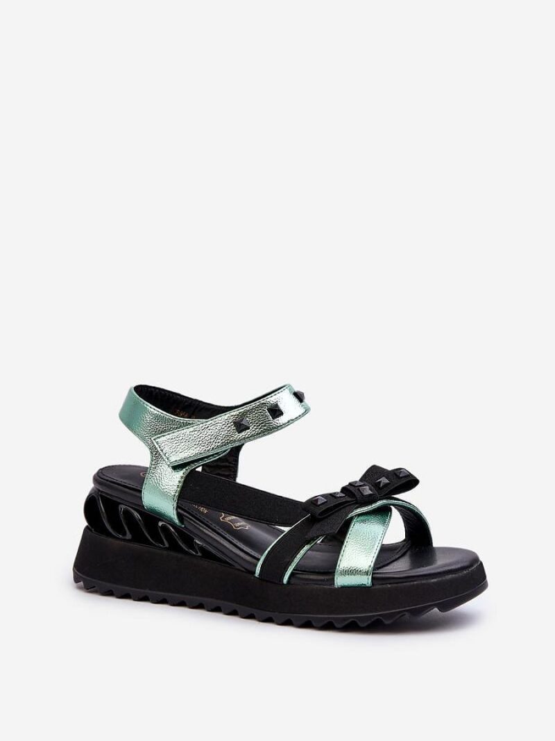Sandały Model DA CR956 Green - Step in style - obrazek 2
