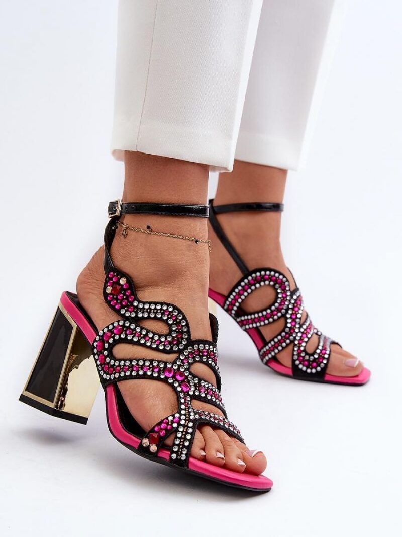 Sandały Model DA CR952 Black - Step in style - obrazek 2