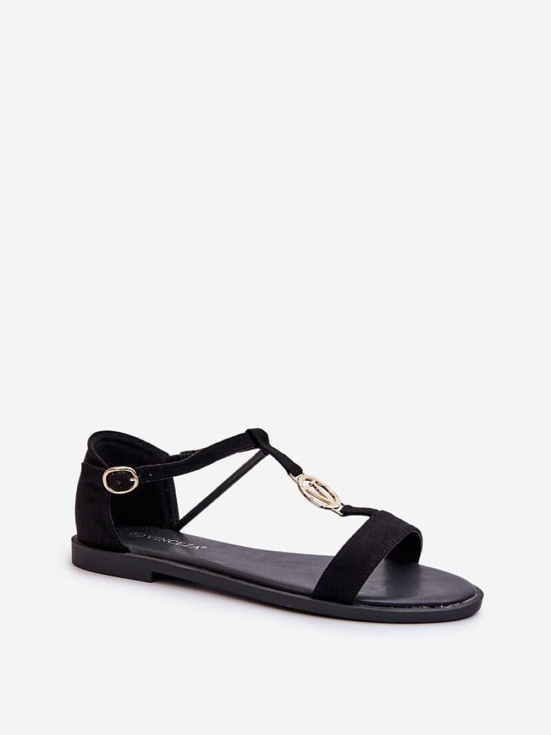 Sandały Model Vinceza 17321 Black - Step in style - obrazek 2
