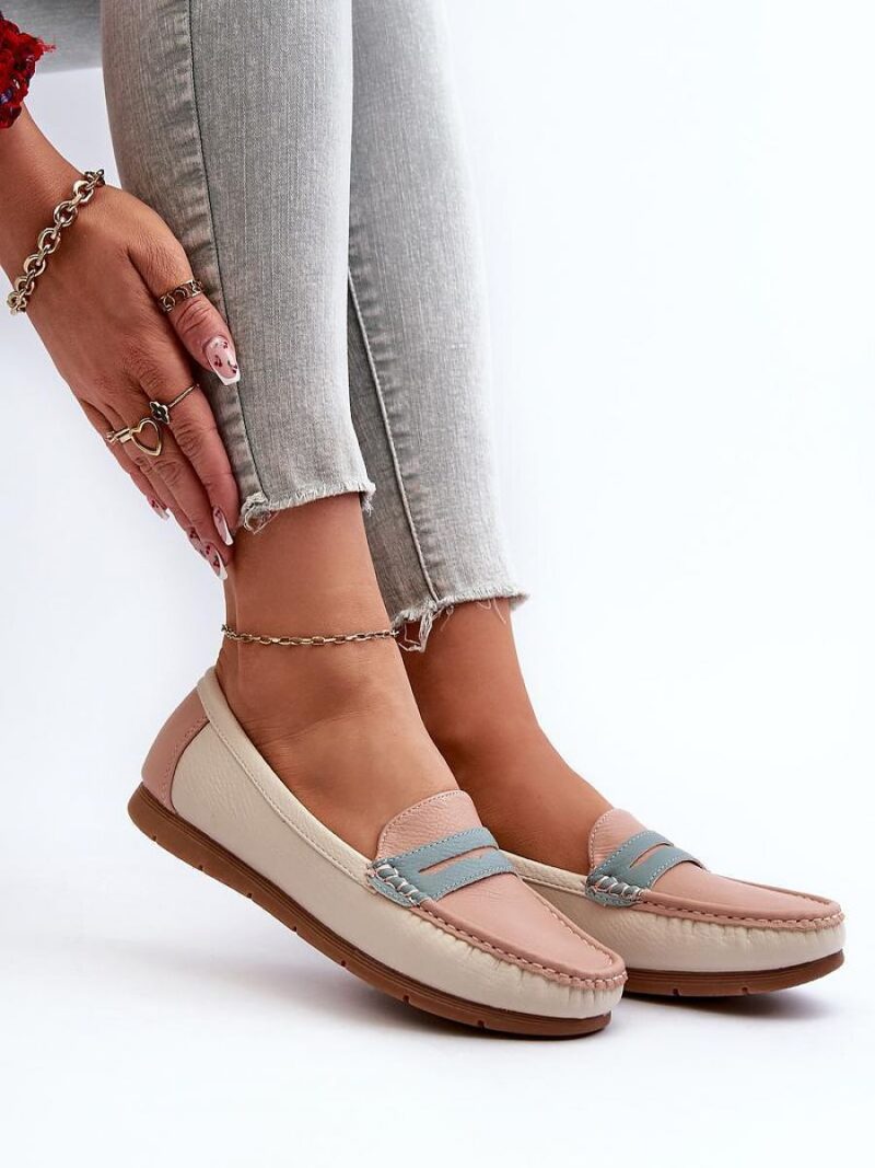 Mokasyny Model Vikitara 833957 Pink - Step in style - obrazek 2