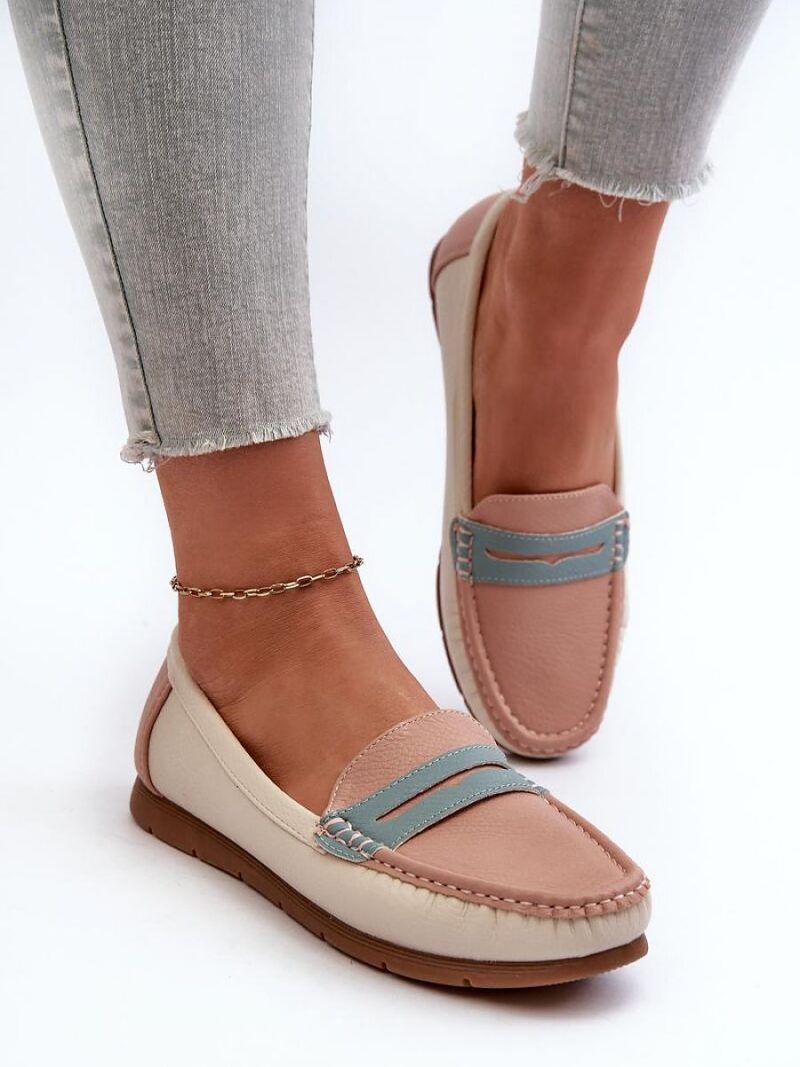 Mokasyny Model Vikitara 833957 Pink - Step in style - obrazek 3