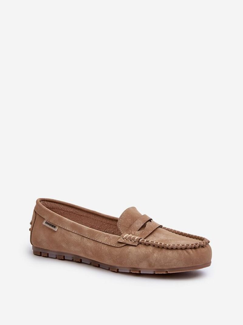 Mokasyny Model Celoria M502-63 Brown - Step in style - obrazek 2