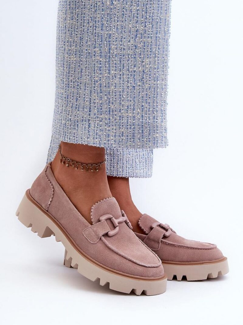 Mokasyny Model DA TW117 Pink - Step in style