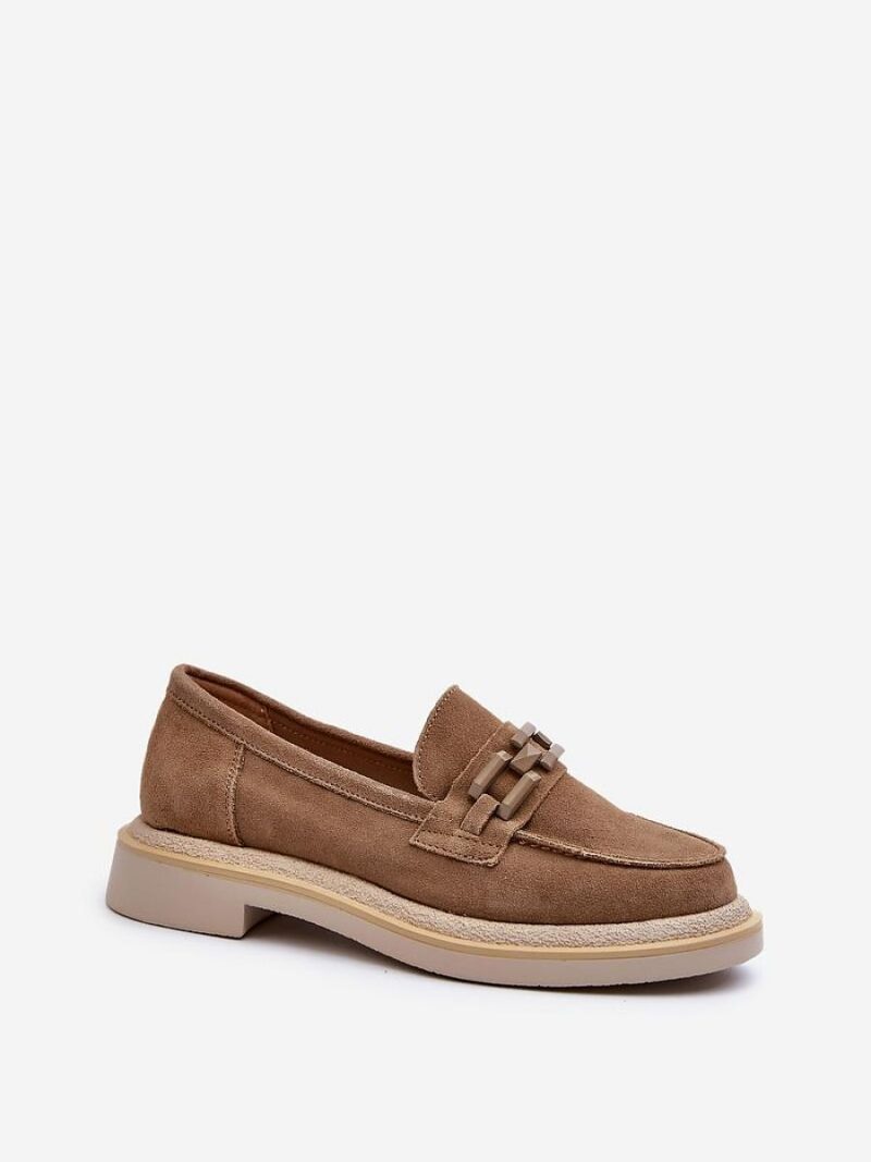 Mokasyny Model DA TW101 Brown - Step in style - obrazek 2