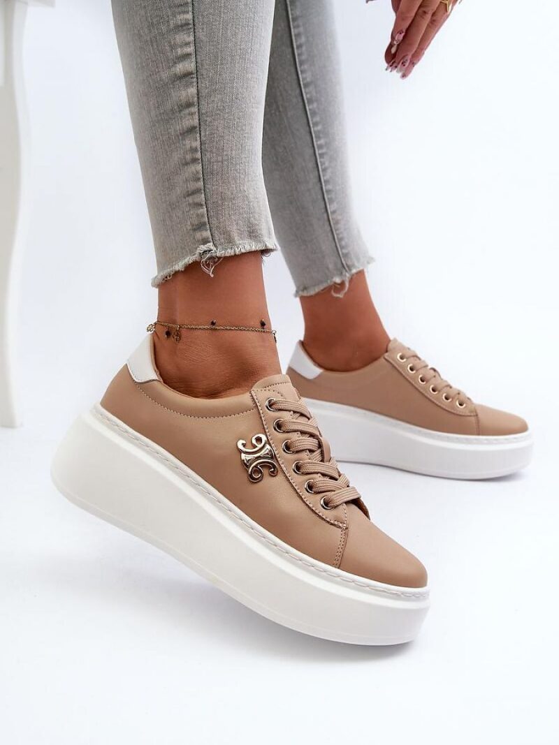 Buty Sportowe Model Pernalia Y138-63 Brown - Step in style - obrazek 2