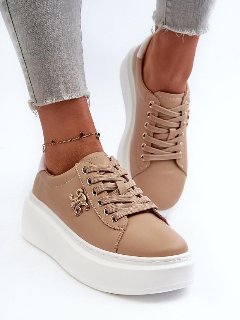 Buty Sportowe Model Pernalia Y138-63 Brown - Step in style - obrazek 3