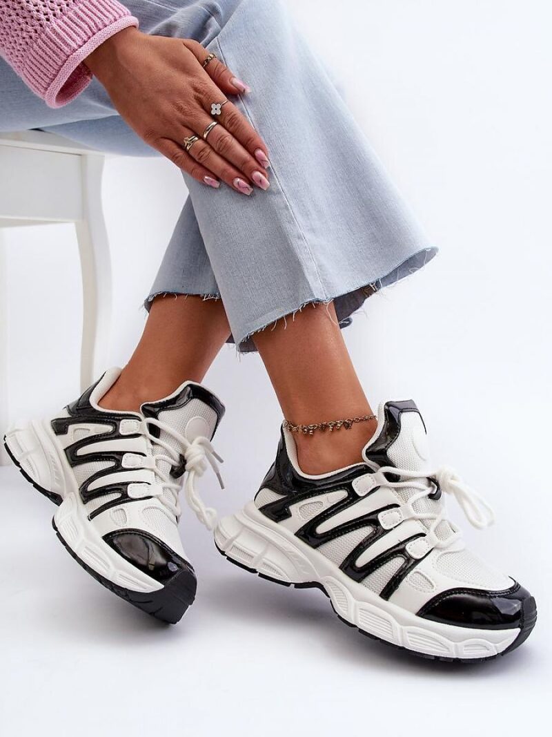 Buty Sportowe Model Ahmani NB633P White/Black - Step in style - obrazek 3