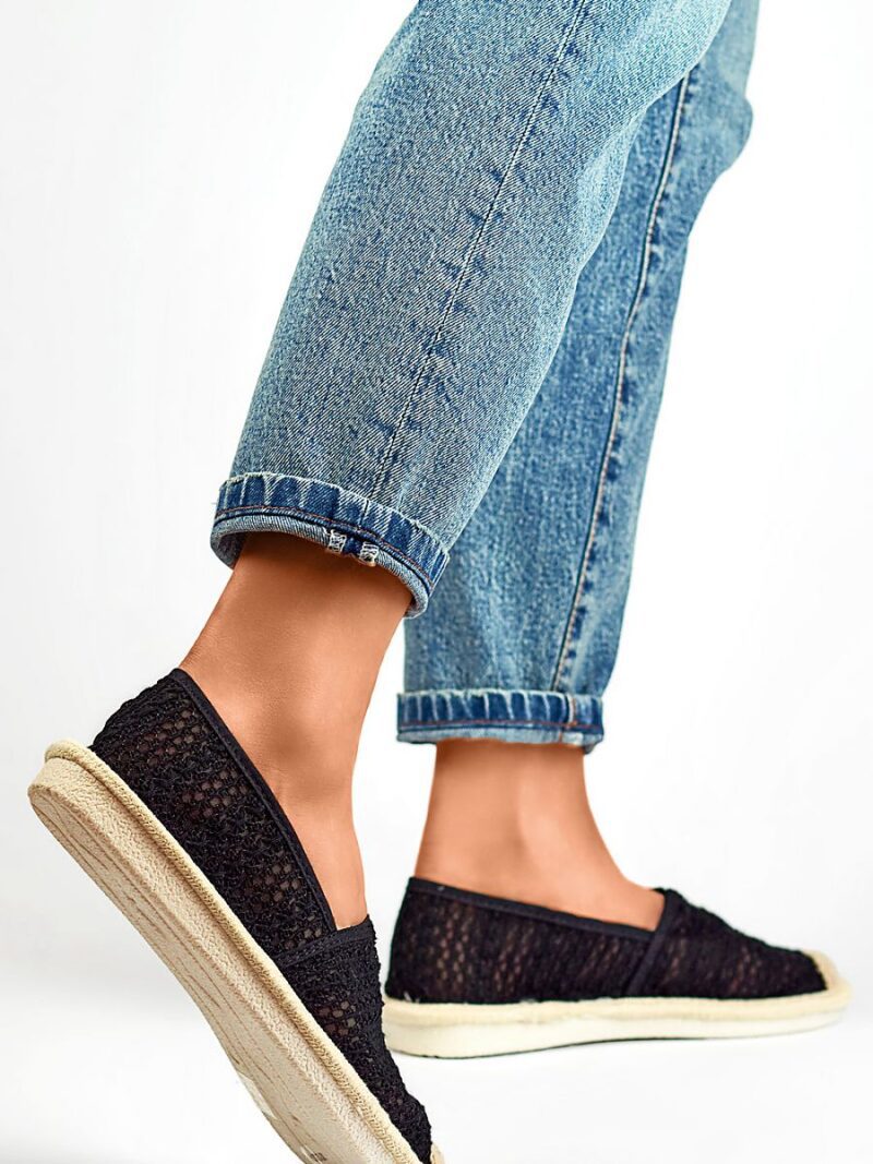 Espadryle Model XY2832-1B Black - PRIMO - obrazek 2