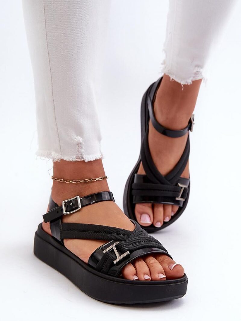 Sandały Model Zaxy LL285064 Black - Step in style - obrazek 3