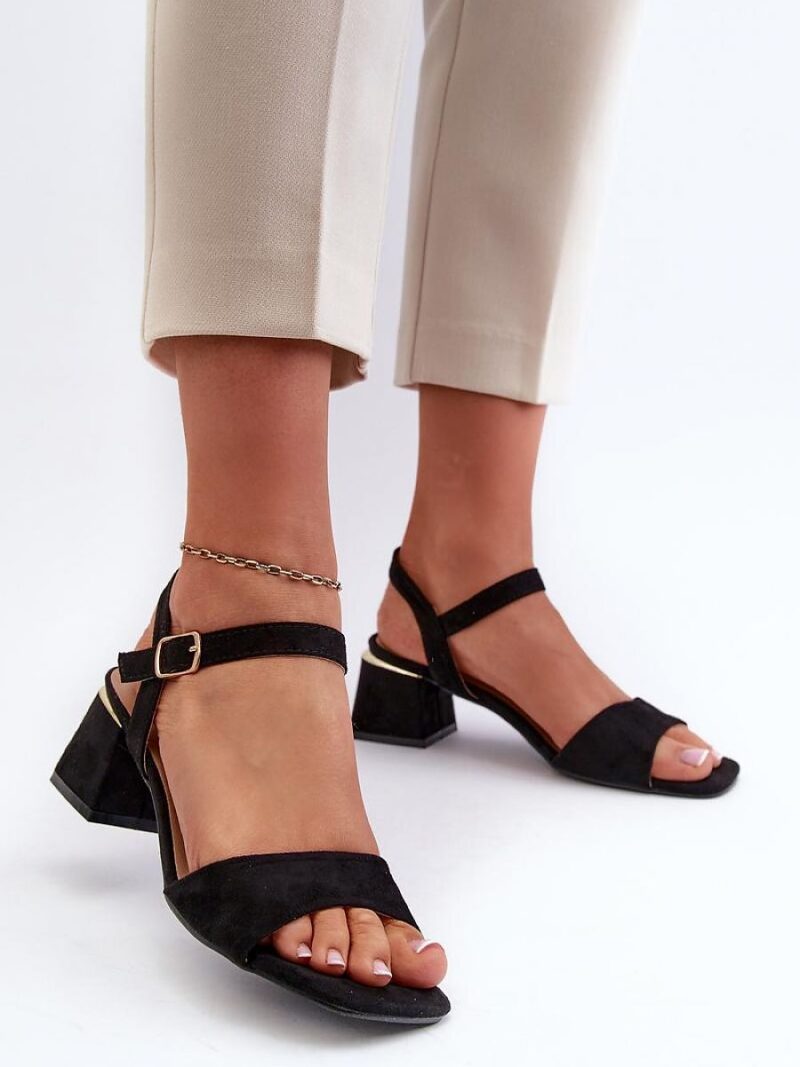 Sandały Model Leisha LT33-10 Black - Step in style - obrazek 3
