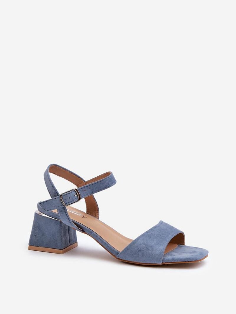 Sandały Model Leisha LT33-10 Blue - Step in style - obrazek 2
