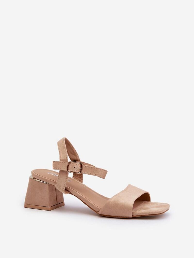 Sandały Model Leisha LT33-10 Beige - Step in style - obrazek 2