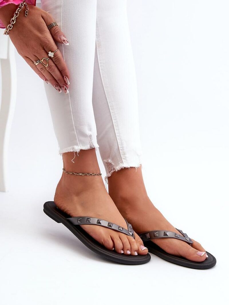 Sandał Japonki Model Zaxy JJ285297 Grey/Back - Step in style - obrazek 3