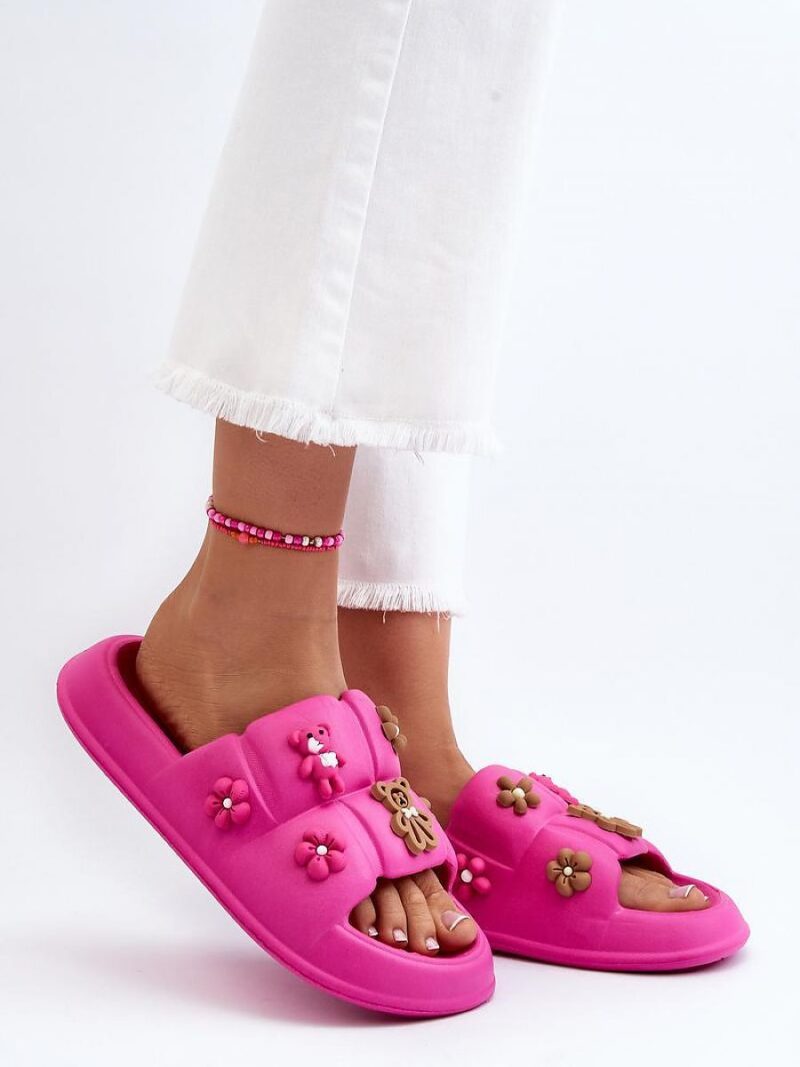 Sandał Klapki Model Cambrina BG160 Fuksja - Step in style