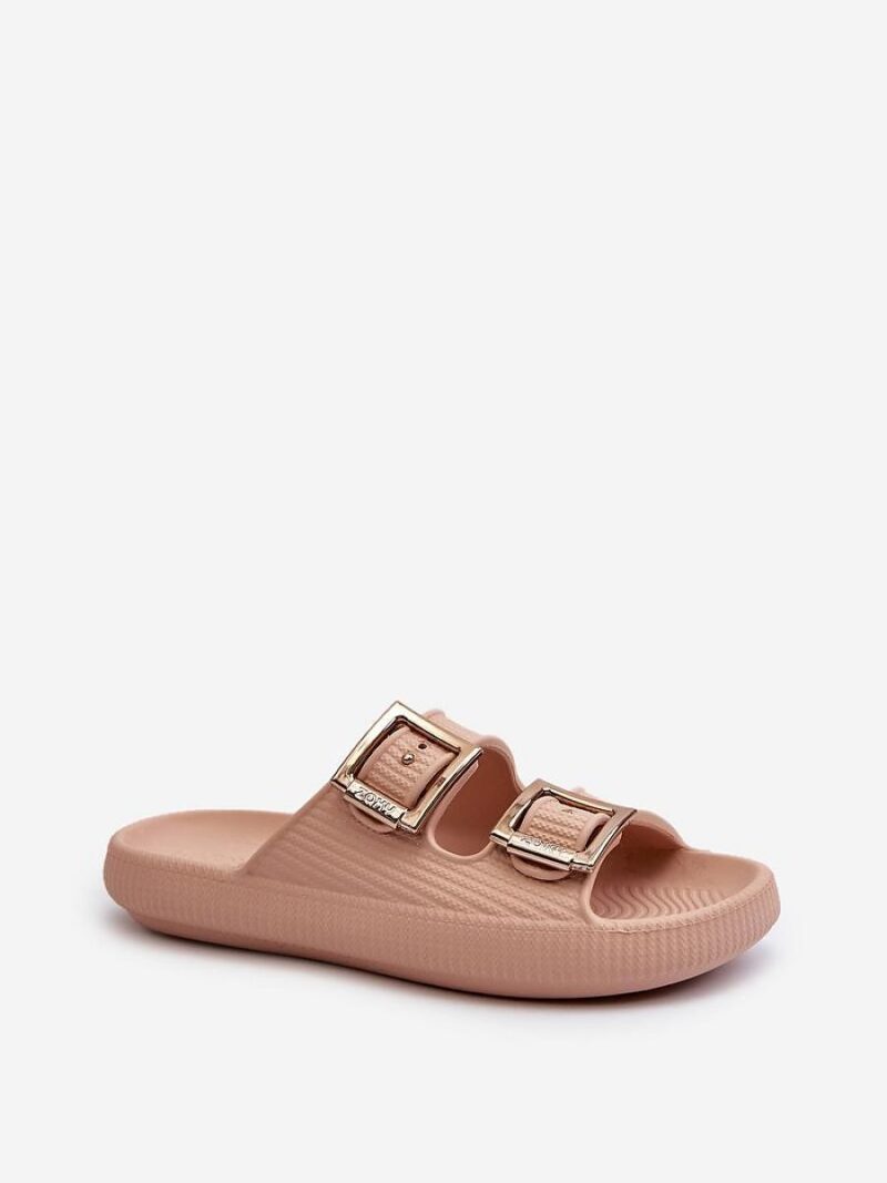 Sandał Klapki Model Zaxy LL285087 Beige - Step in style - obrazek 2