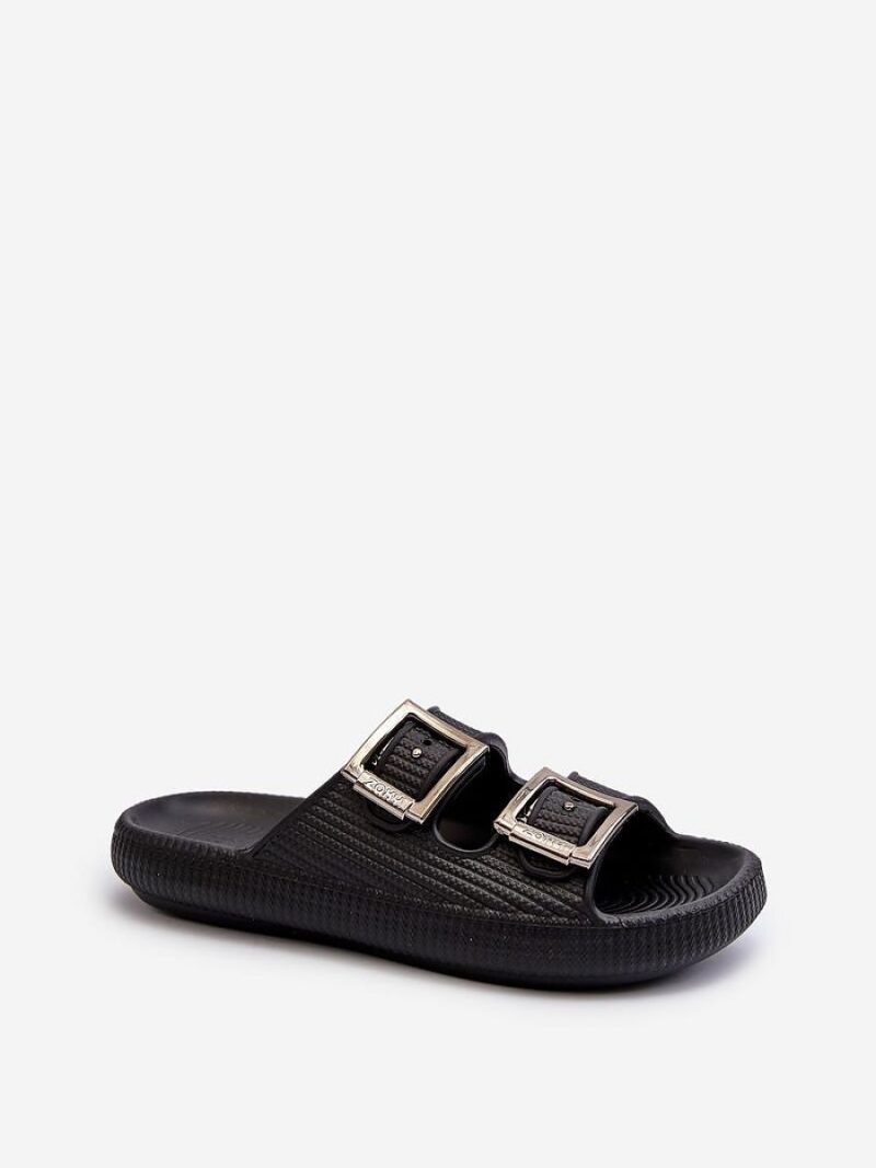 Sandał Klapki Model Zaxy LL285088 Black - Step in style - obrazek 2