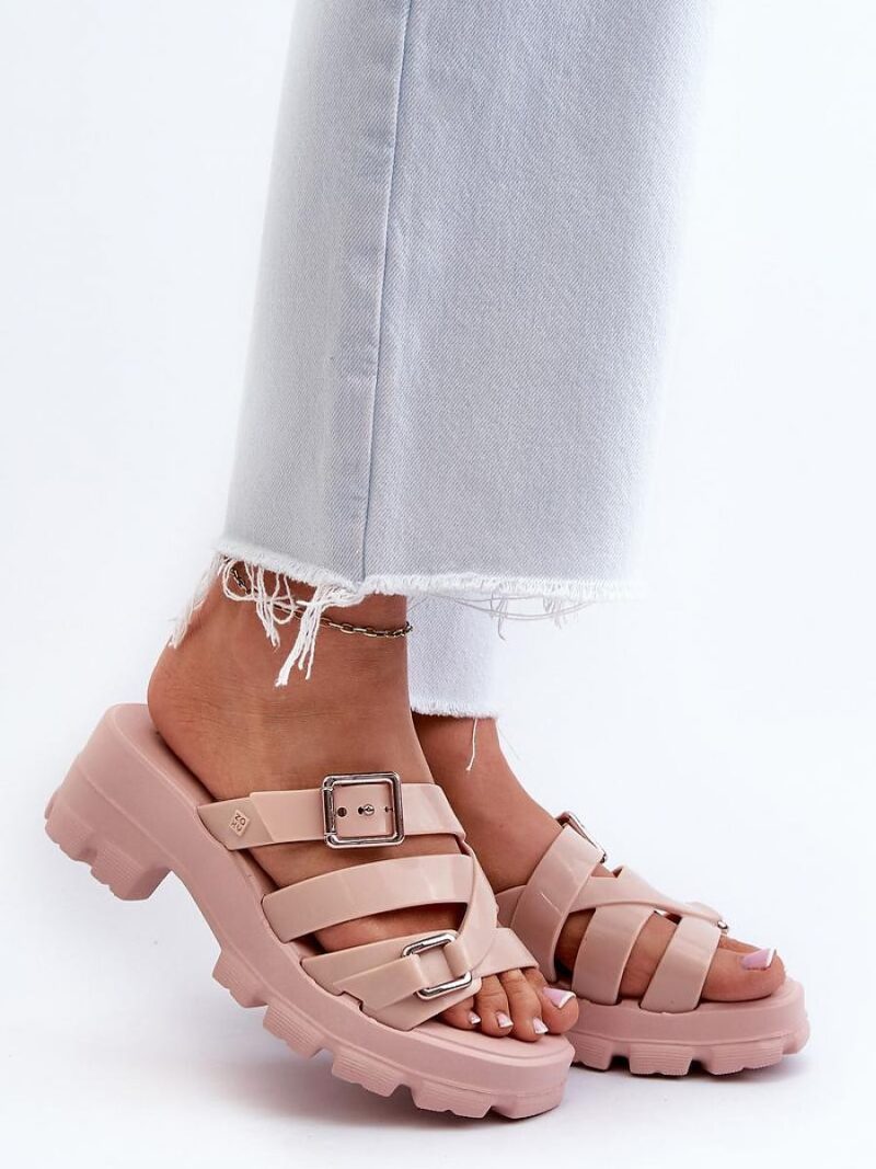 Sandał Klapki Model Zaxy NN285044 Light Pink - Step in style