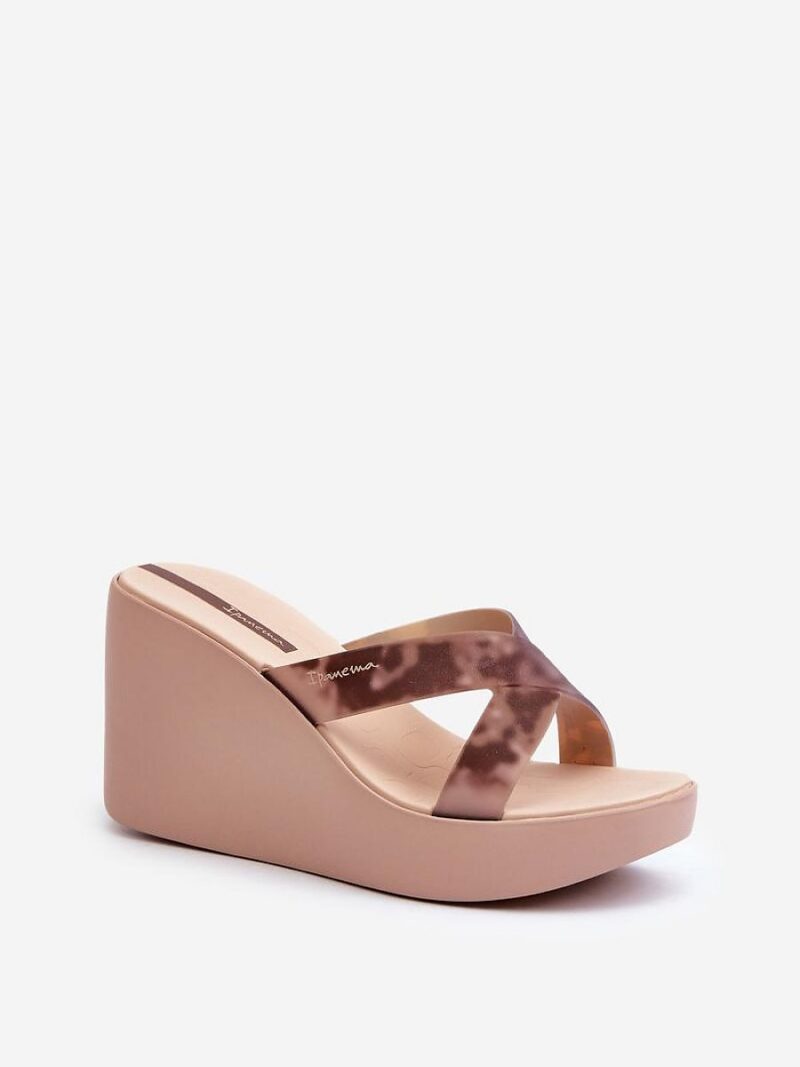 Sandał Klapki Model 83520 Ipanema High Fashion Slide Fem Beige - Step in style - obrazek 2