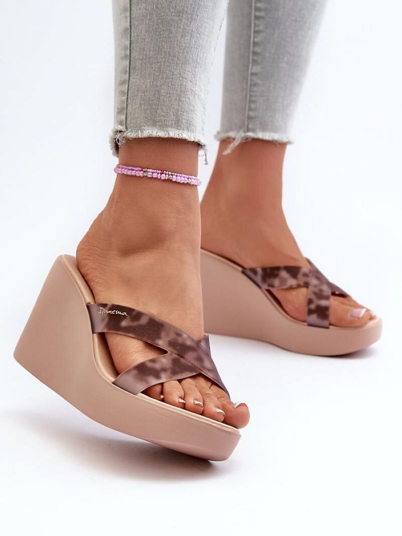 Sandał Klapki Model 83520 Ipanema High Fashion Slide Fem Beige - Step in style - obrazek 3
