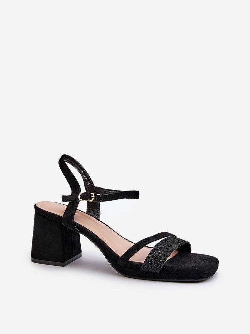 Sandały Model Tessata C-147 Black - Step in style - obrazek 2