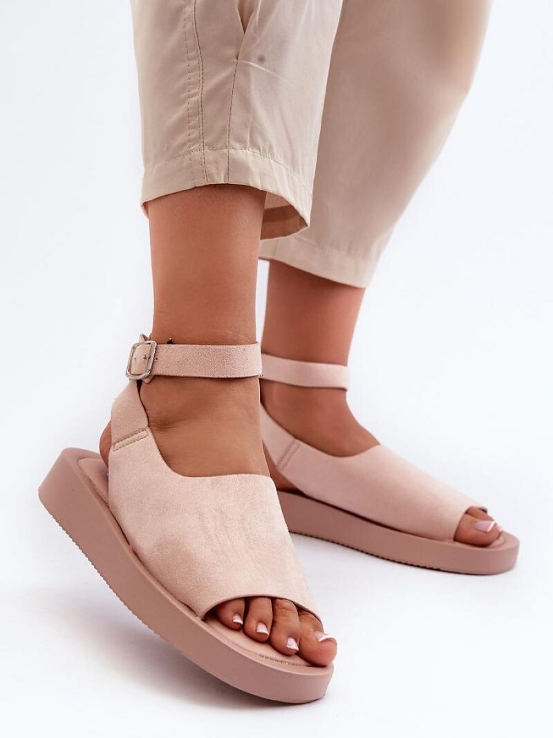 Sandały Model Rubie NN299 Pink - Step in style - obrazek 3