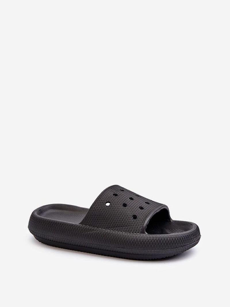 Sandał Klapki Model Beula B64 Black - Step in style - obrazek 2