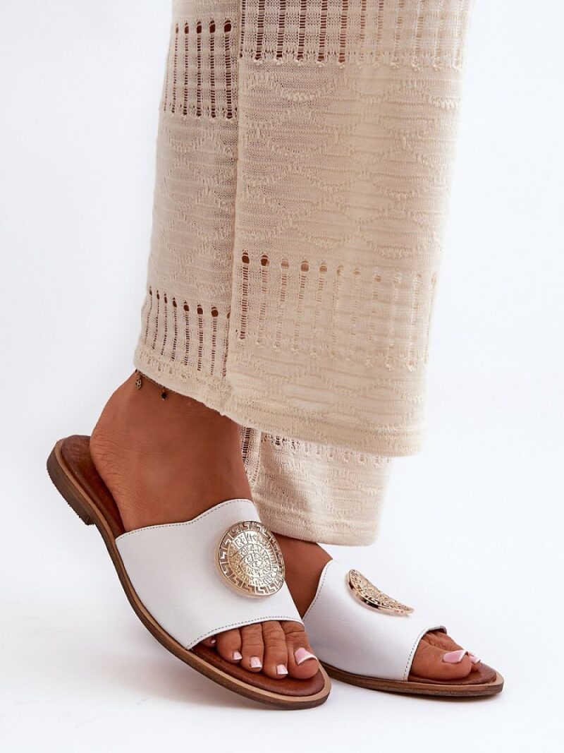 Sandał Klapki Model Zazoo 2938 White - Step in style