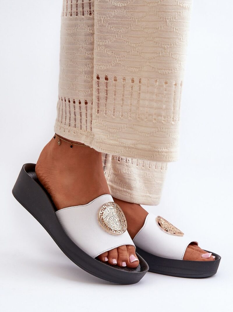 Sandał Klapki Model Zazoo 2920 White - Step in style