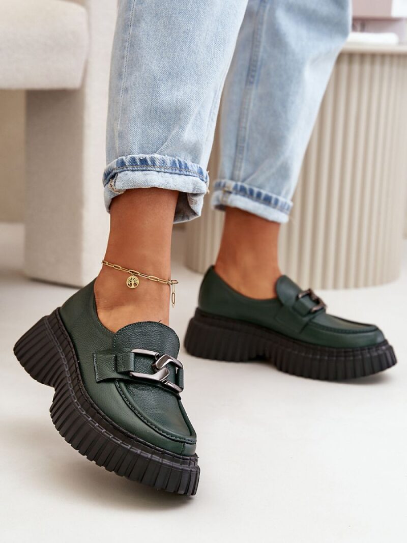 Półbuty Model Zazoo 20176 Dark Green - Step in style