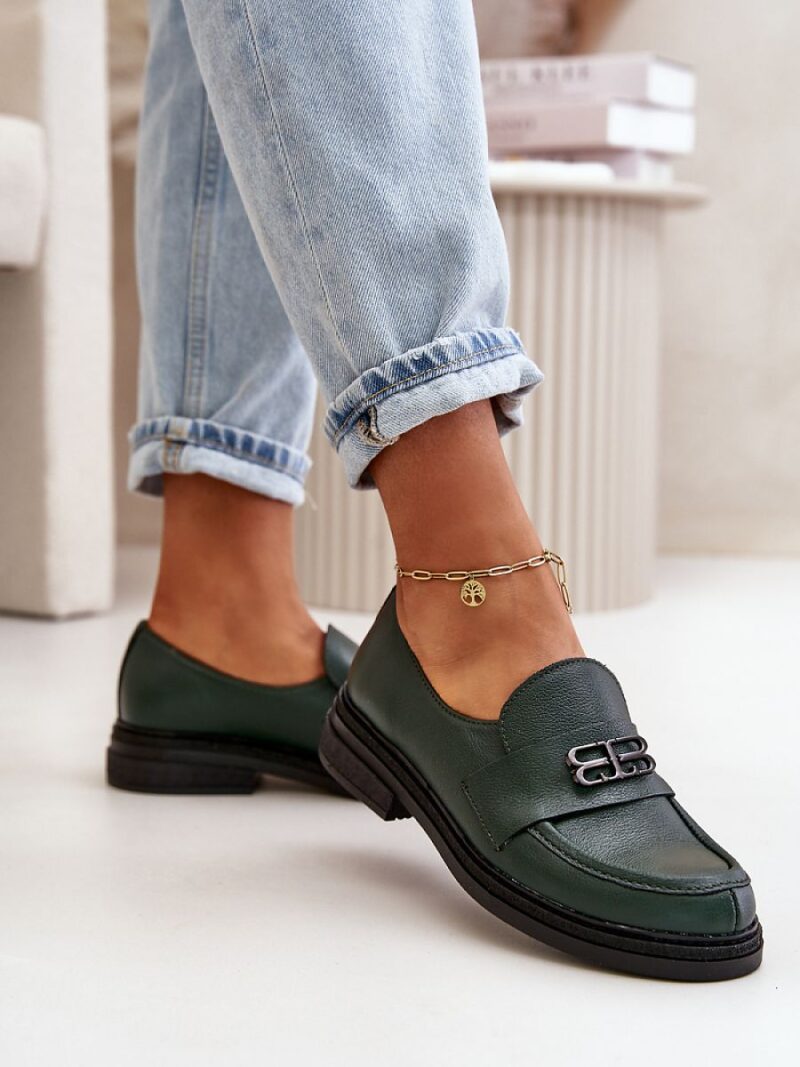 Półbuty Model Zazoo 20174 Dark Green - Step in style