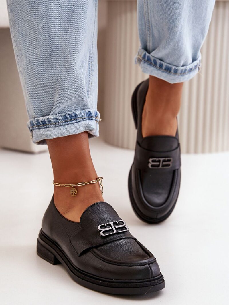 Półbuty Model Zazoo 20174 Black - Step in style - obrazek 2