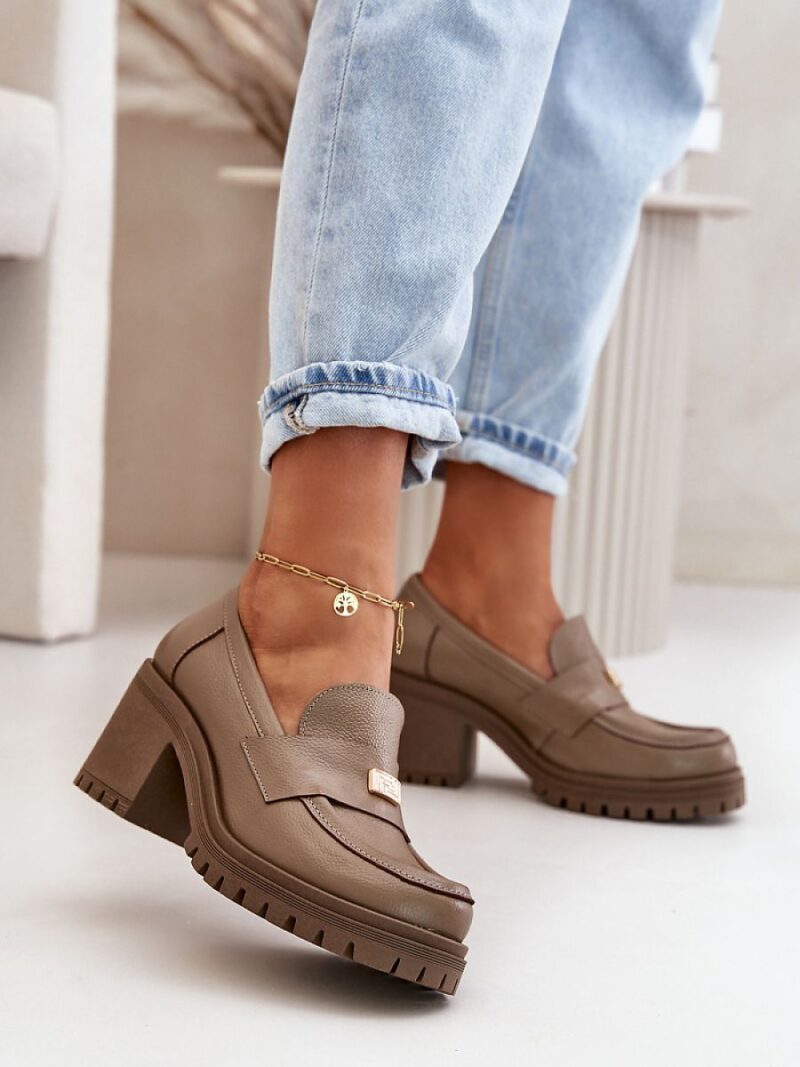 Półbuty Model Zazoo 20168 Dark Beige - Step in style