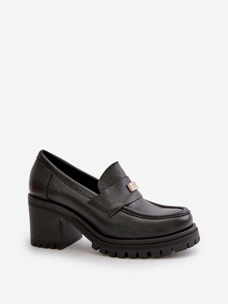 Półbuty Model Zazoo 20168 Black - Step in style - obrazek 2