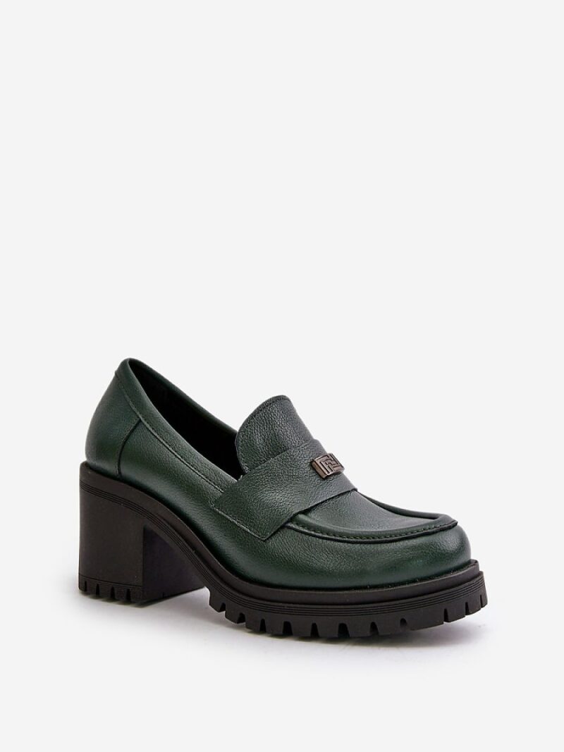 Półbuty Model Zazoo 20168 Dark Green - Step in style - obrazek 2