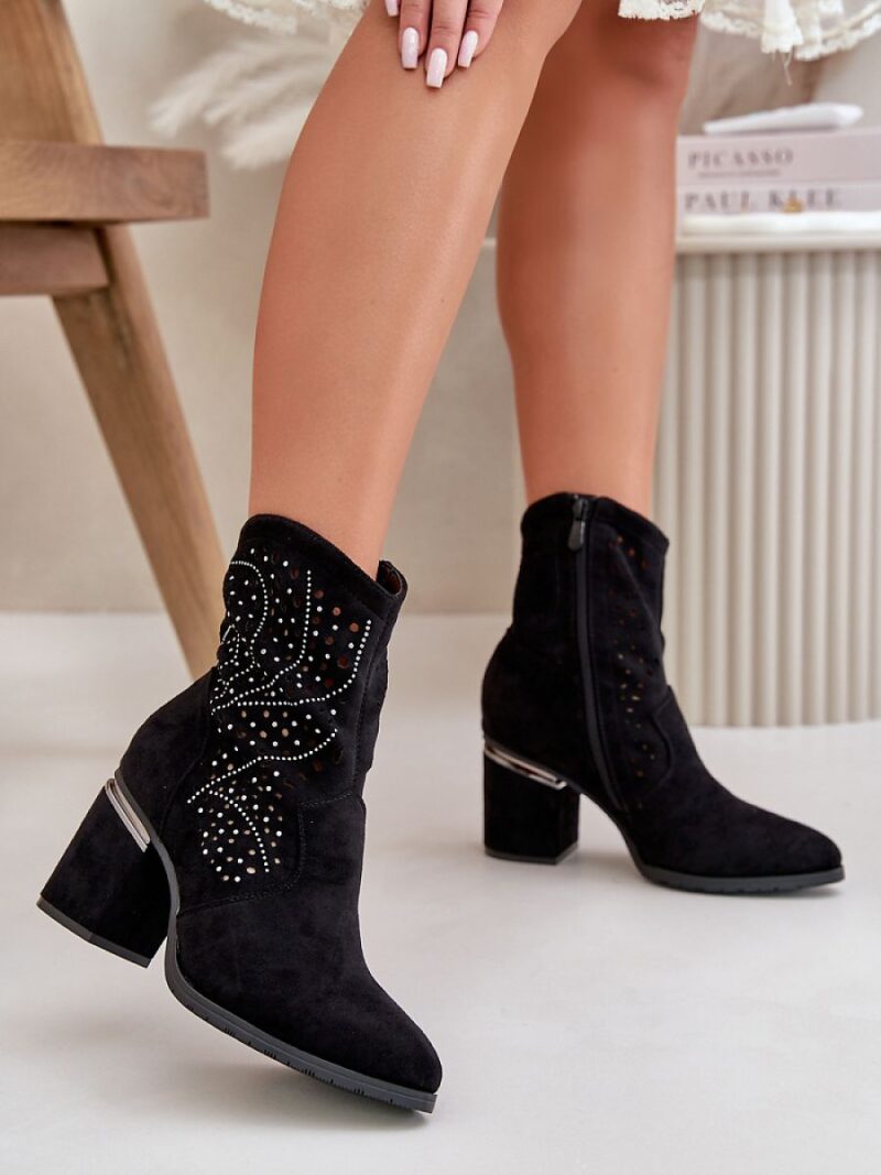 Botki Model S.Barski HY42-029 Black - Step in style