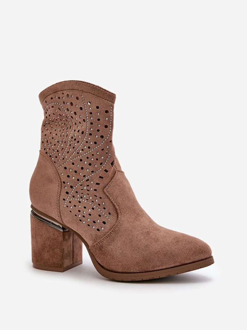 Botki Model S.Barski HY42-029 Brown - Step in style - obrazek 2