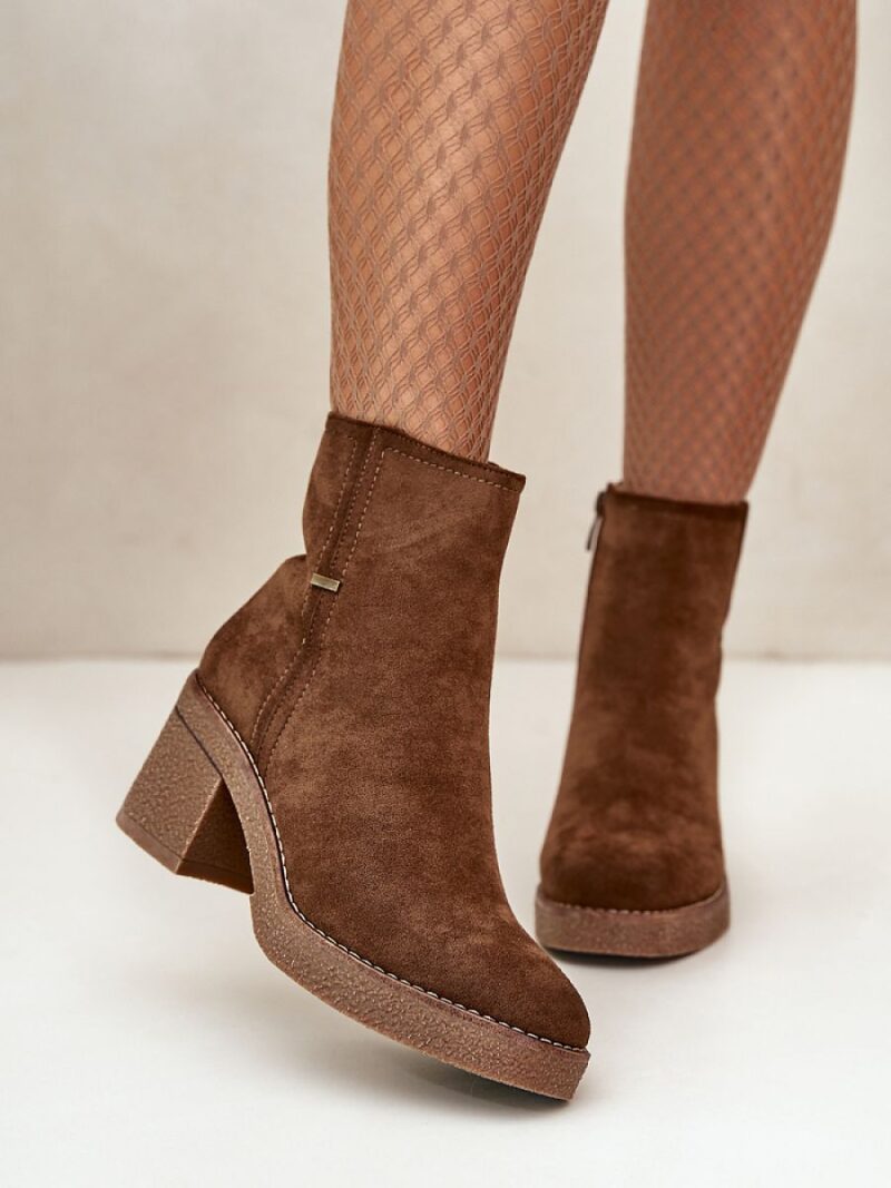 Botki Model Arkesia KE219 Khaki - Step in style - obrazek 3