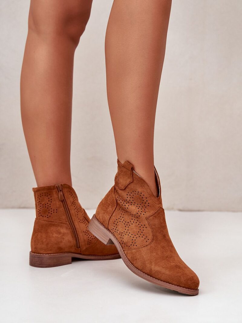 Botki Model S.Barski HY42-151 Camel - Step in style - obrazek 3