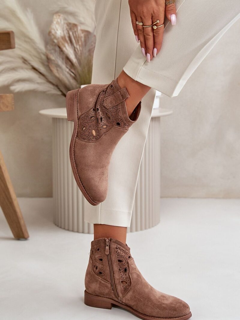 Botki Model S.Barski HY42-081 Brown - Step in style - obrazek 2
