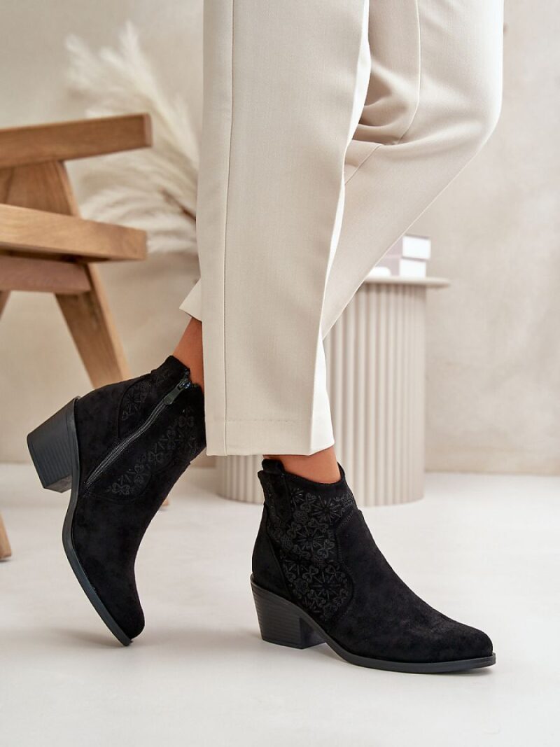 Botki Model S.Barski HY42-944 Black - Step in style - obrazek 3