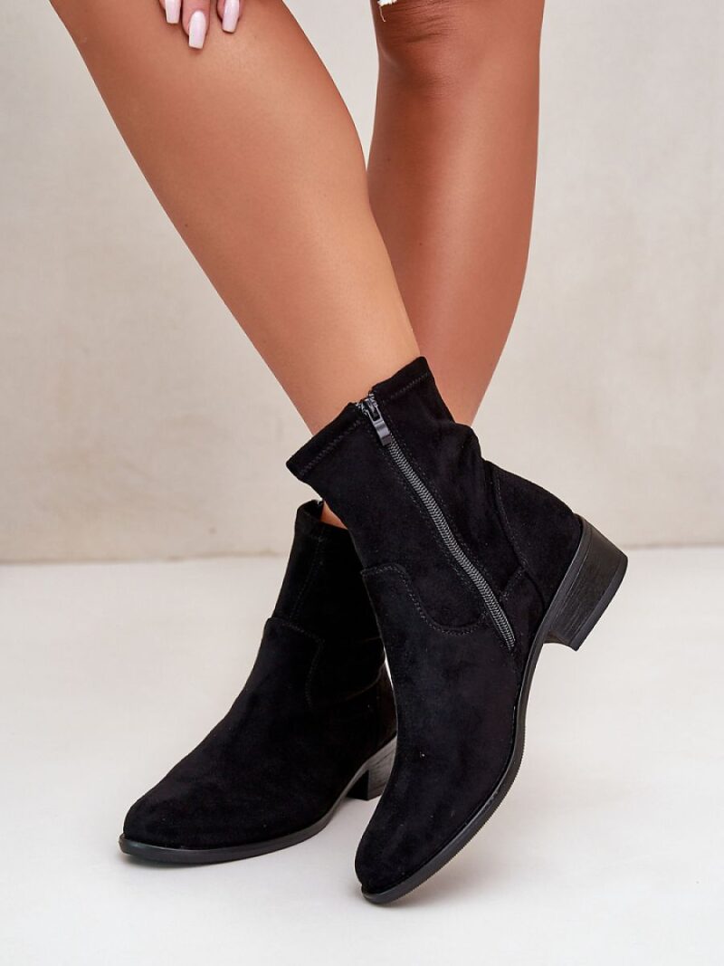 Botki Model Lerioria ASA198-28 Black - Step in style - obrazek 3