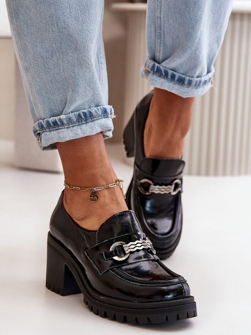 Półbuty Model Zazoo 20175 Black - Step in style - obrazek 3