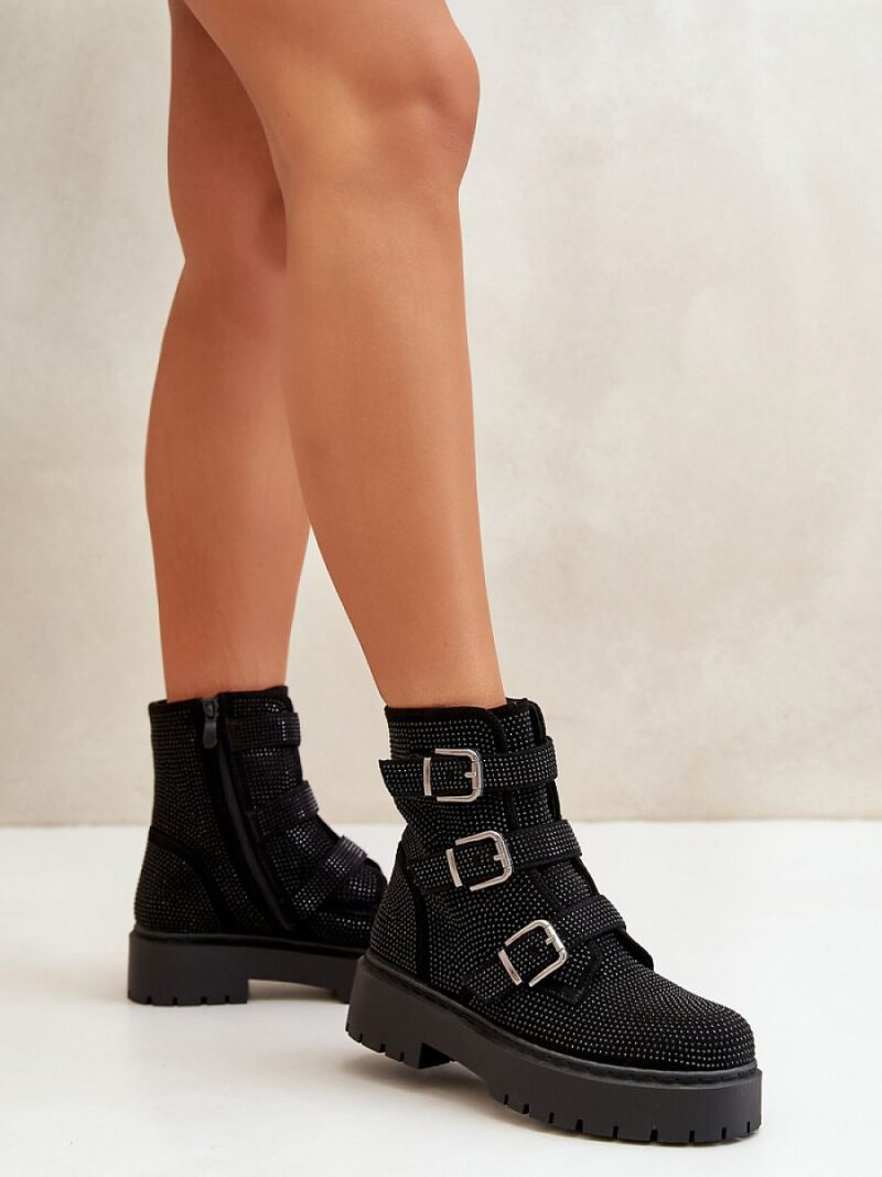 Botki Model Ciascia HB-277 Black - Step in style