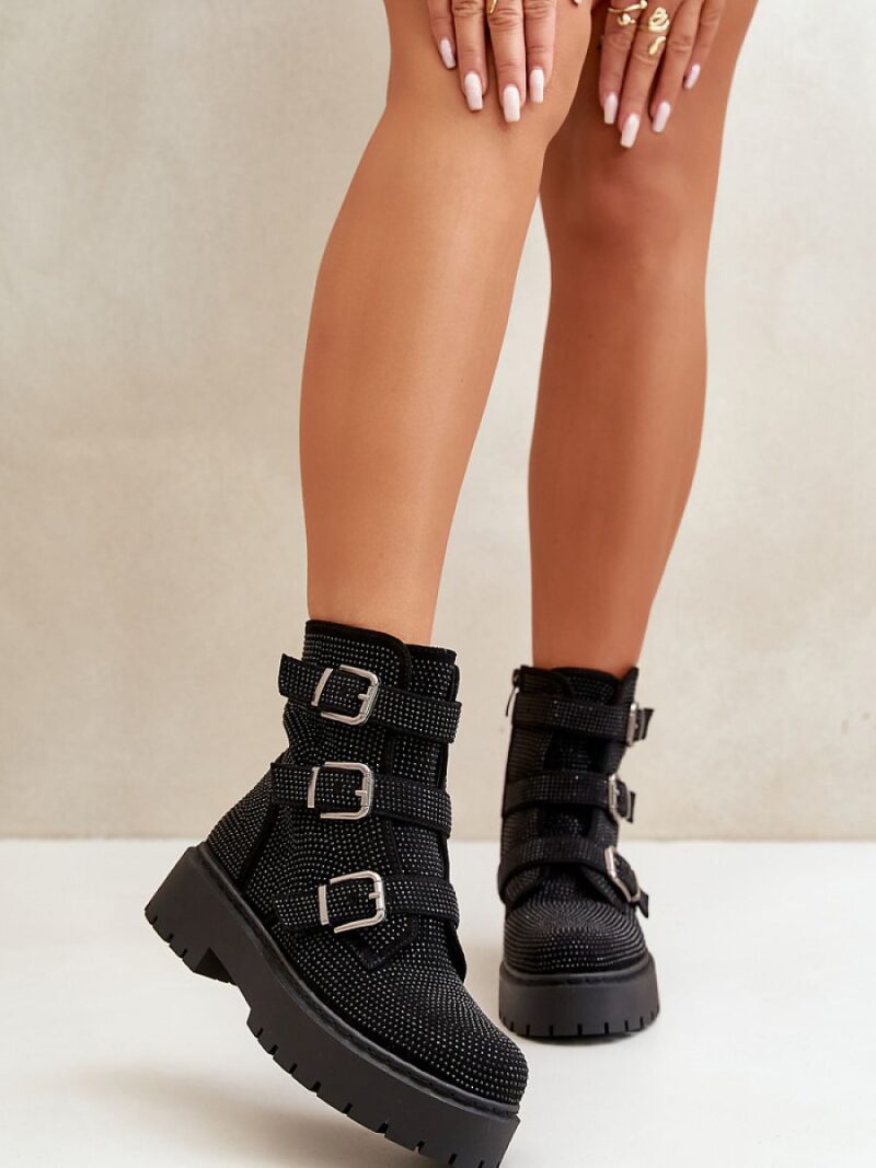 Botki Model Ciascia HB-277 Black - Step in style - obrazek 3