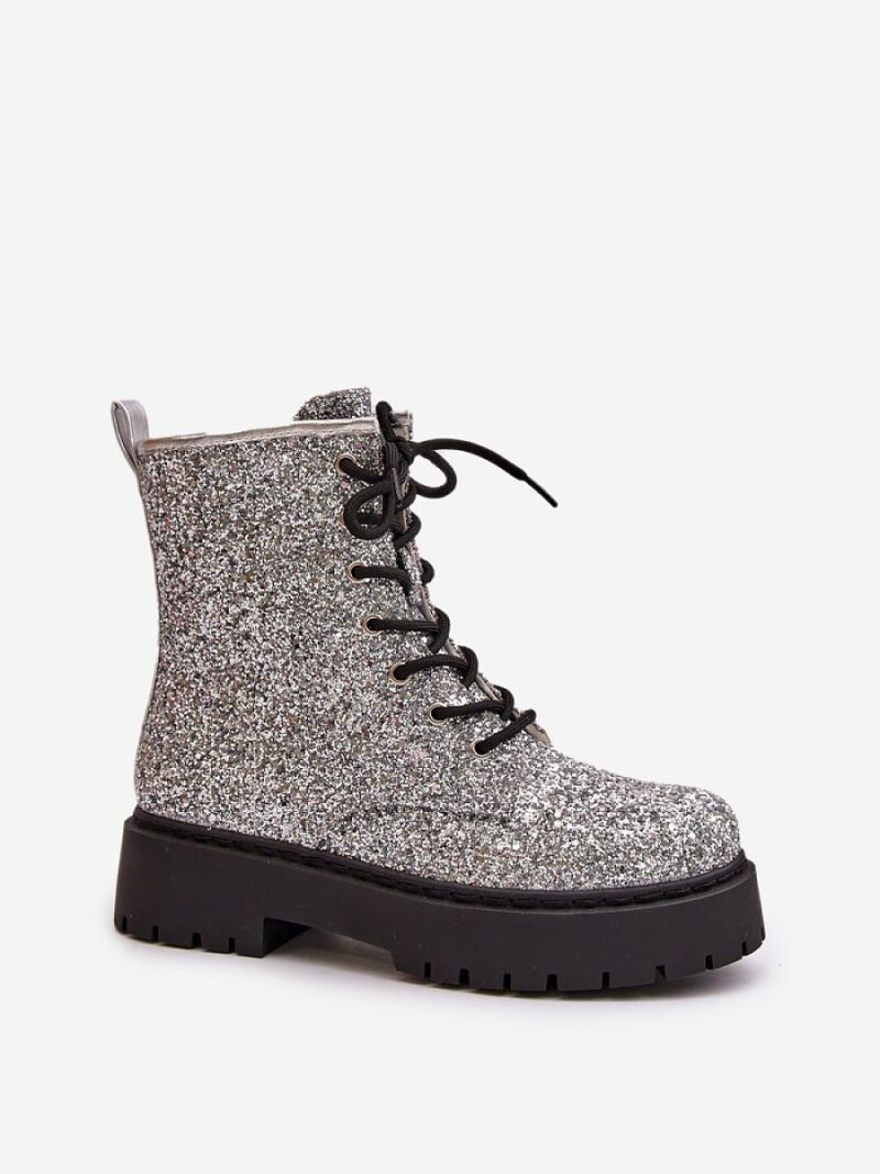 Workery Model Liatheine HB-272 Silver - Step in style - obrazek 2