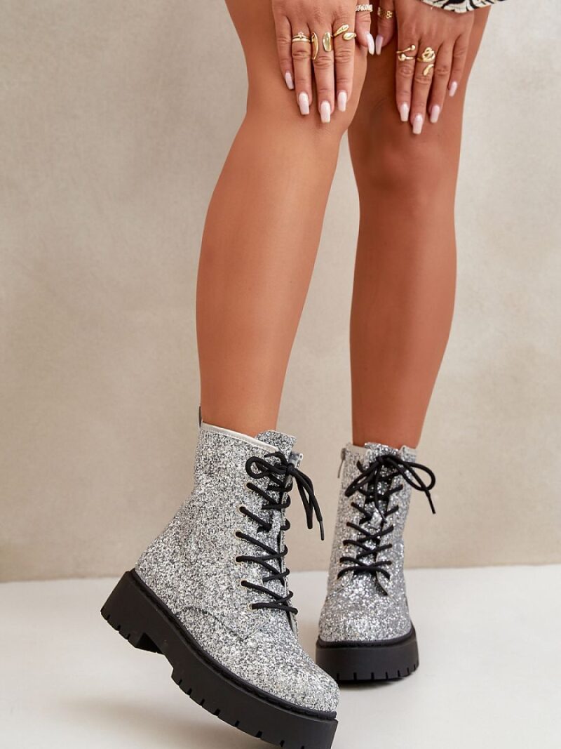Workery Model Liatheine HB-272 Silver - Step in style - obrazek 3