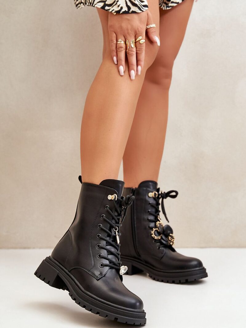 Workery Model Rianael QH7826 Black - Step in style