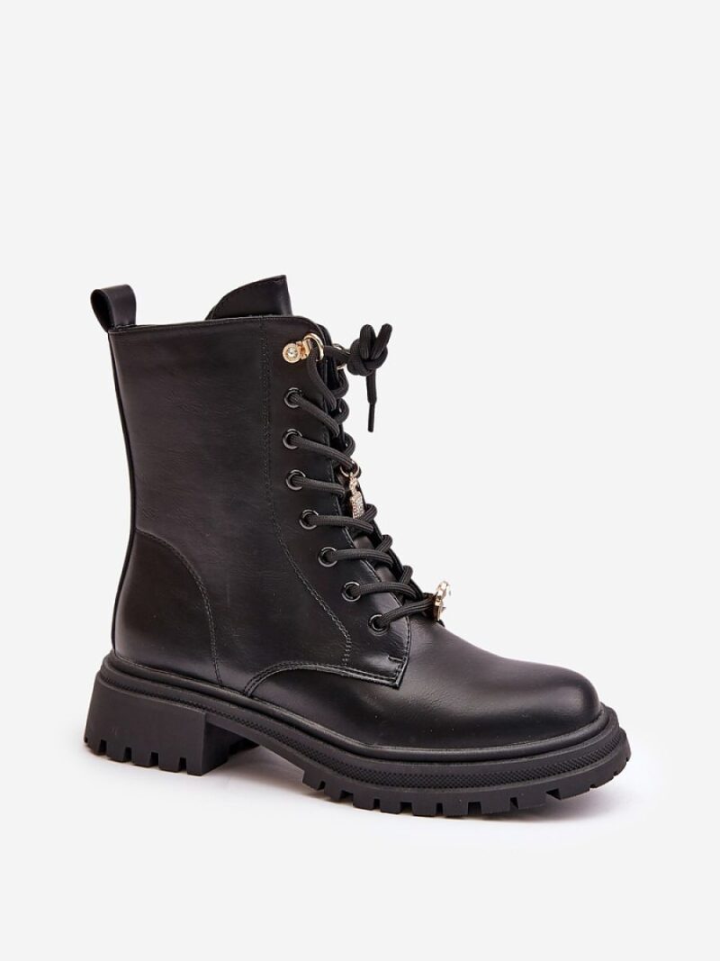 Workery Model Rianael QH7826 Black - Step in style - obrazek 2